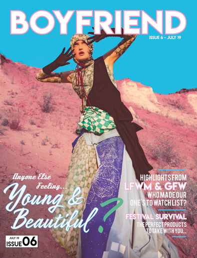 Boyfriend magazine featuring Saint Iris Adriatica and founder Sanela Lazic