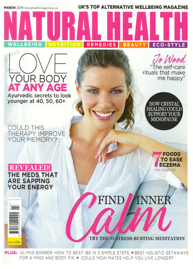 Purity Paste in 'Timeless Beauty' feature, Natural Health magazine