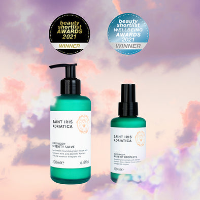 Best body lotion and best aromatherapy beauty product winners at Beauty Shortlist Awards