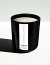scented candle hand-poured in United Kingdom Vegan and Cruelty free and Made with pure vegetable and soy wax perfumed with finest botanical oils and floral absolutes and Cotton wick and reusable and recyclable glass vessel
